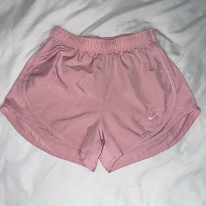 NIKE pink running shorts